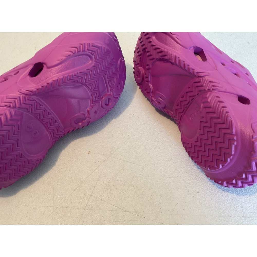 Crocs Echo Caged Clog Wild Orchid Purple Womens 8 Mens 6 211141-5BV New - Picture 4 of 5